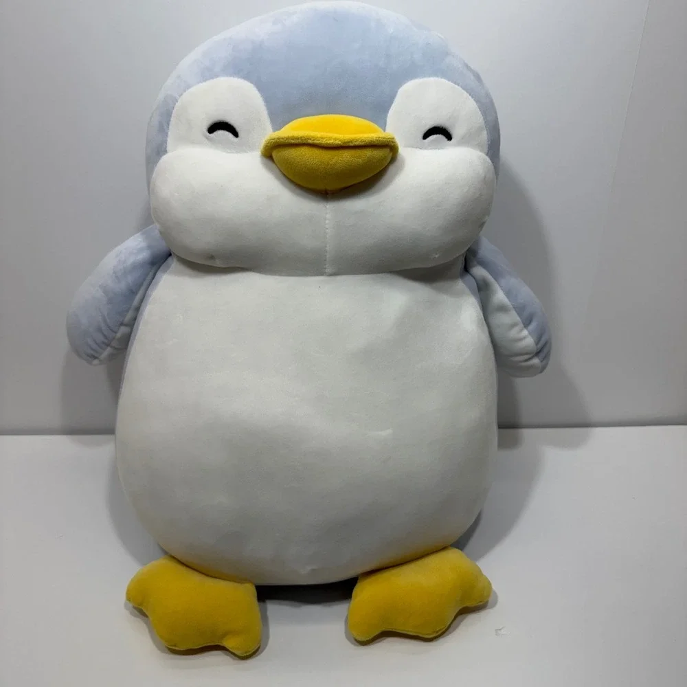 Miniso Life Penguin Plush Stuffed Animal Blue White Yellow Squishy Soft Toy